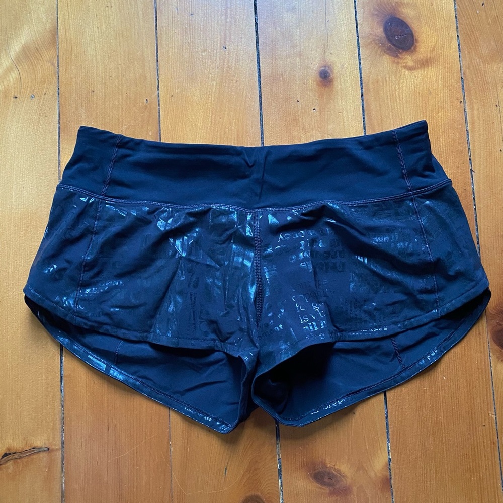 Lululemon Speed Up Short *2.5" Manifesto